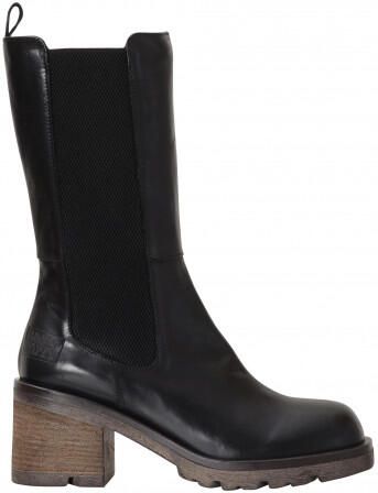 Walk in the Park WP1222-952 I21 Zwart kleurige leren laars (Macai Nero)