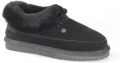 Warmbat Barraba black black dames pantoffel (gesloten hiel) - Zwart
