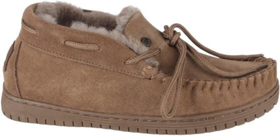 Warmbat Bunya suede mud dames pantoffel (gesloten hiel)