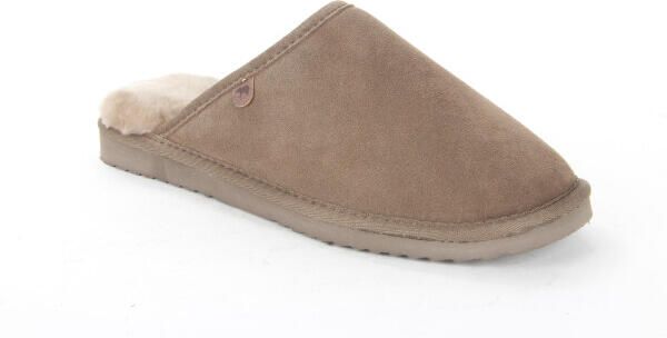 Warmbat Classic moss heren pantoffel (open hiel)