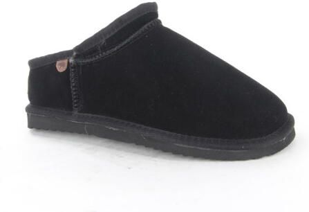 Warmbat Conner black heren pantoffel (gesloten hiel)