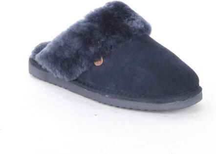 Warmbat Flurry dk.navy dames pantoffel (open hiel)