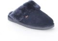 Warmbat Flurry dk.navy dames pantoffel (open hiel) - Blauw