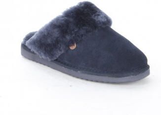 Warmbat Flurry dk.navy dames pantoffel (open hiel)