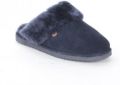 Warmbat Flurry dk.navy dames pantoffel (open hiel) - Blauw