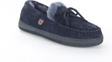 Warmbat Koala dk.navy dames pantoffel (gesloten hiel)