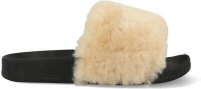 Warmbat Pantoffels barlee ble347026 camel bruin