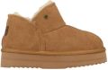 Warmbat Pantoffels willow plateau wlw371025 cognac - Bruin