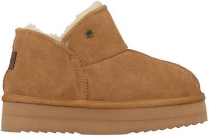 Warmbat Pantoffels willow plateau wlw371025 cognac