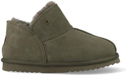 Warmbat Pantoffels willow wlw321035 olijf