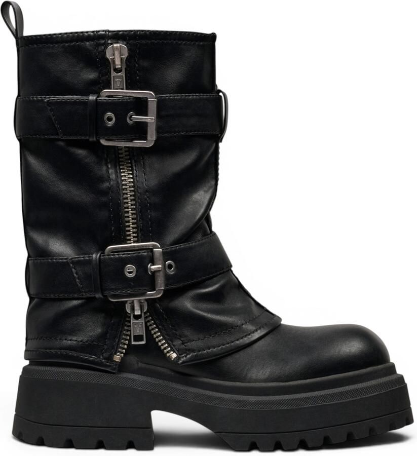 Windsor Smith Windsorsmith Dames Zwarte Chunky Platform Boots Pull-On High Laarzen Vendetta