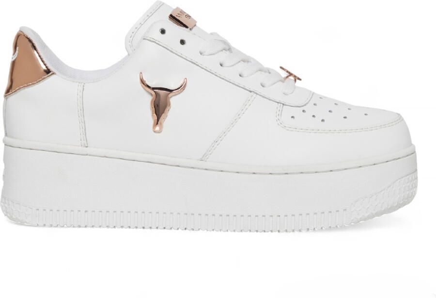 Windsor Smith Witte Chunky Leren Sneakers Rich