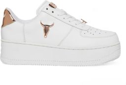 Windsor Smith Witte Chunky Leren Sneakers Rich