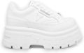 Windsor Smith Witte Chunky Leren Sneakers Swerve - Wit