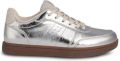 Woden Bjork leather - Zilver