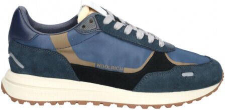 Woolrich WFM 252.030 blauwe retro sneakers