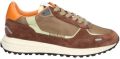 Woolrich WFM 252.030 bruine retro sneakers - Bruin