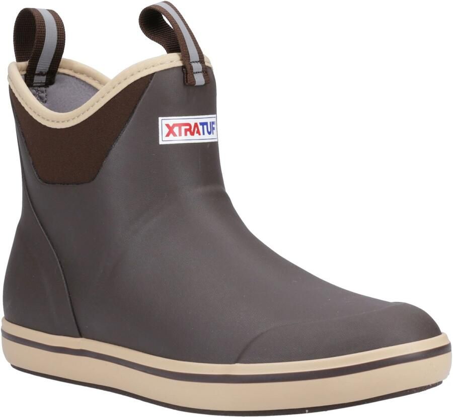 XTRATUF Enkellaars Rubber Chocolate Tan Wellington Laarzen
