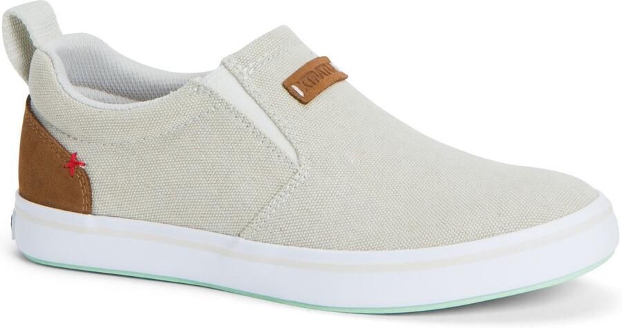 XTRATUF Sharkbyte Canvas Damestrainers Crème