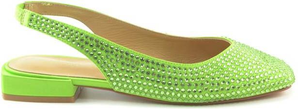 Alma en Pena Peep Toe Peep Heel Green - Foto 3
