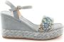 Alma en Pena Sandalen Blauw Dames - Thumbnail 3