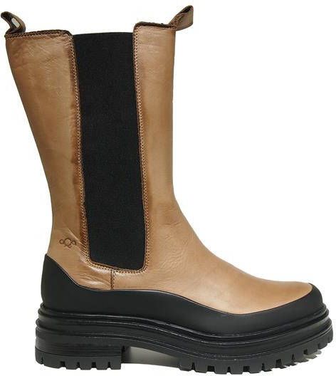 Aqa Shoes A8213 Dames Chelseaboot Beige - Foto 2