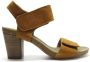 Aqa Sandalen met hak cognac Suede Dames - Thumbnail 2