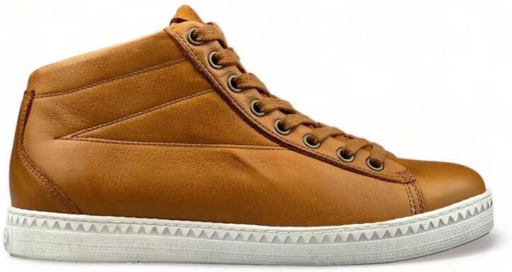 Aqa Dames Veterschoenen A8411-a20 Cognac - Foto 4