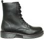 AQA Shoes A8630~~~~~~~~~~~~~~~~~~~~~~~~~ Hoge sneakersVeterlaarzenDames veterschoenenDames sneakersHalf-hoge schoenen Zwart - Thumbnail 4