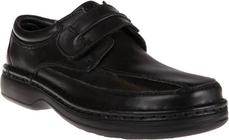 Ara Zwarte Sterke Herenschoen met Brede Voet en Hoge Wreef Black Heren - Foto 9