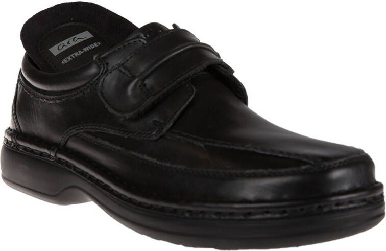 Ara Zwarte Sterke Herenschoen met Brede Voet en Hoge Wreef Black Heren - Foto 10