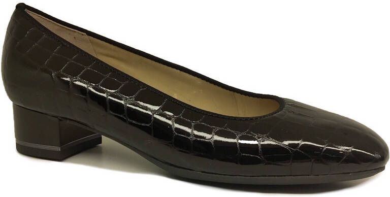 Ara Pumps Graz avondschoen feestelijke schoen blokhak met reptielprint - Foto 12