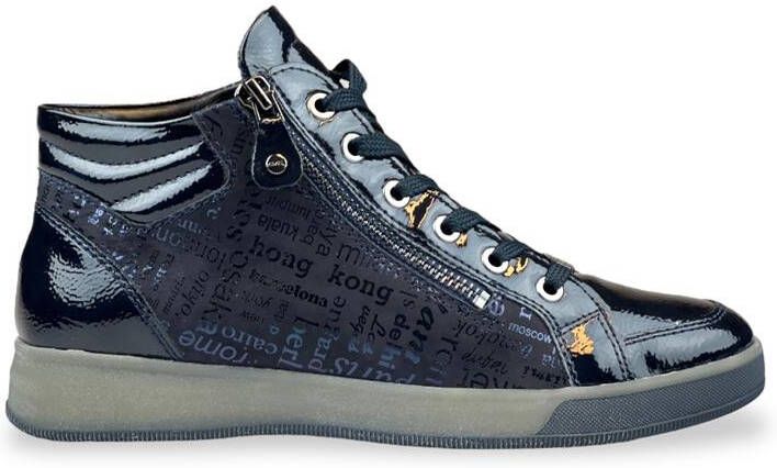 Ara 1244499 Hoge sneakersVeterlaarzenDames veterschoenenDames sneakersHalf-hoge schoenen Blauw - Foto 8