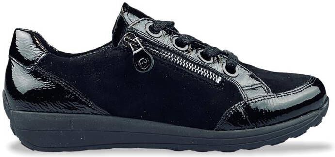 Ara Comfortabele Veterschoen met Mooie Lakaccenten Black Dames - Foto 5