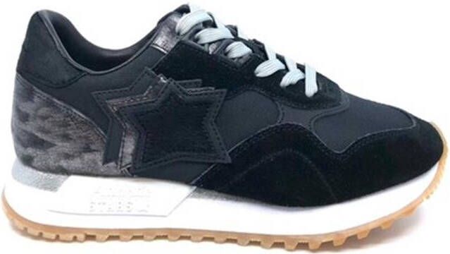Atlantic stars Dames Sneakers van Stof en Suède Black - Foto 6