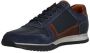 Australian Footwear Browning Leather Sneaker casual Ocean Blue-Cognac - Thumbnail 12
