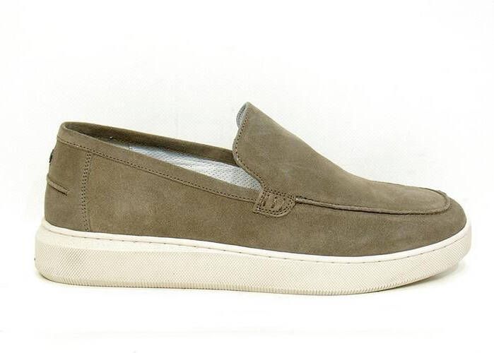 Australian Taupe Suède Loafer met Rubberembleem Beige Heren - Foto 6
