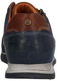 Australian Footwear Browning Leather Sneaker casual Ocean Blue-Cognac - Foto 5