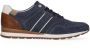 Australian Navarone Lage sneakers Leren Sneaker Heren Blauw - Thumbnail 4