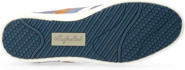Australian Blauwe Leren Herensneaker Nothingham Multicolor Heren - Foto 7
