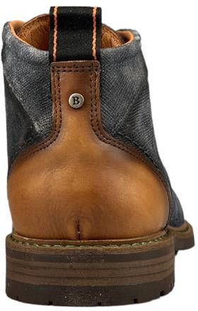 Berkelmans Oporto Light Grey Denim 2220340196 Jeansgrijze veterboots wijdte G - Foto 5