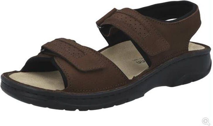 Berkemann gmbH en co kg Berkemann Fabian Bruin leren Sandalen donkerbruin - Foto 6