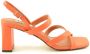 BiBi Lou 612z42vk sandalen dames rood naranja leer - Thumbnail 3