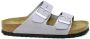 Birkenstock Comfortabele en stijlvolle paarse fog nubuck sliders Grijs - Thumbnail 5