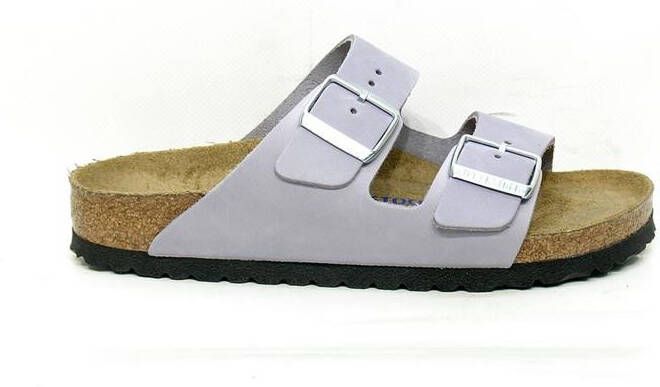 Birkenstock Comfortabele en stijlvolle paarse fog nubuck sliders Grijs Heren - Foto 15
