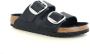Birkenstock Big Buckle zwart vetleer regular sandalen dames (1011074) - Thumbnail 3