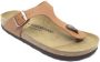 Birkenstock Gizeh BF Ginger Brown Narrow Dames Slippers Brown - Thumbnail 3