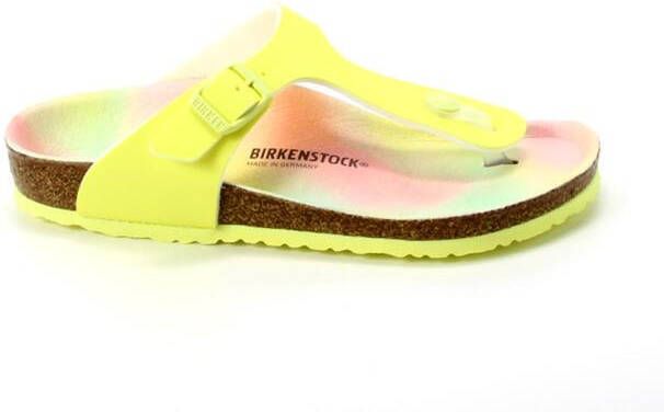 Birkenstock Gizeh Kids Slippers Candy Ombre Yellow Narrow fit | Geel | Imitatieleer - Foto 4