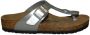 Birkenstock Gizeh Kids Slippers Electric Metallic Silver Narrow-fit - Thumbnail 3