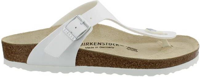 Birkenstock Gizeh nor Heren vrouwelijke Birko Flor White Wit Dames - Foto 11